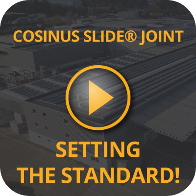 Cosinus Slide® - Armour Concrete Floor Joint - Setting the standard!