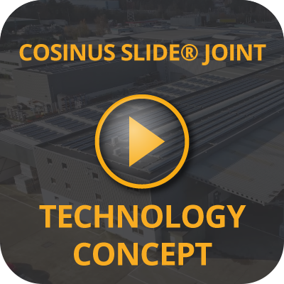 Cosinus Slide® Joint - unique continuous load transfer technology